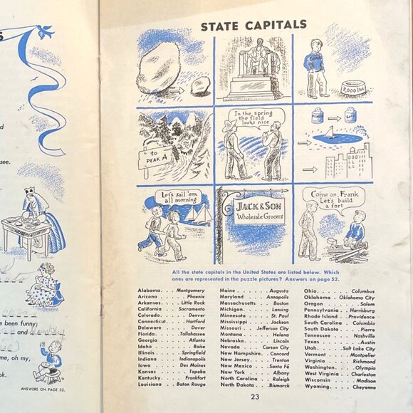 1943 Jack & Jill Children's Magazines - January thru December - Picture 7 of 11